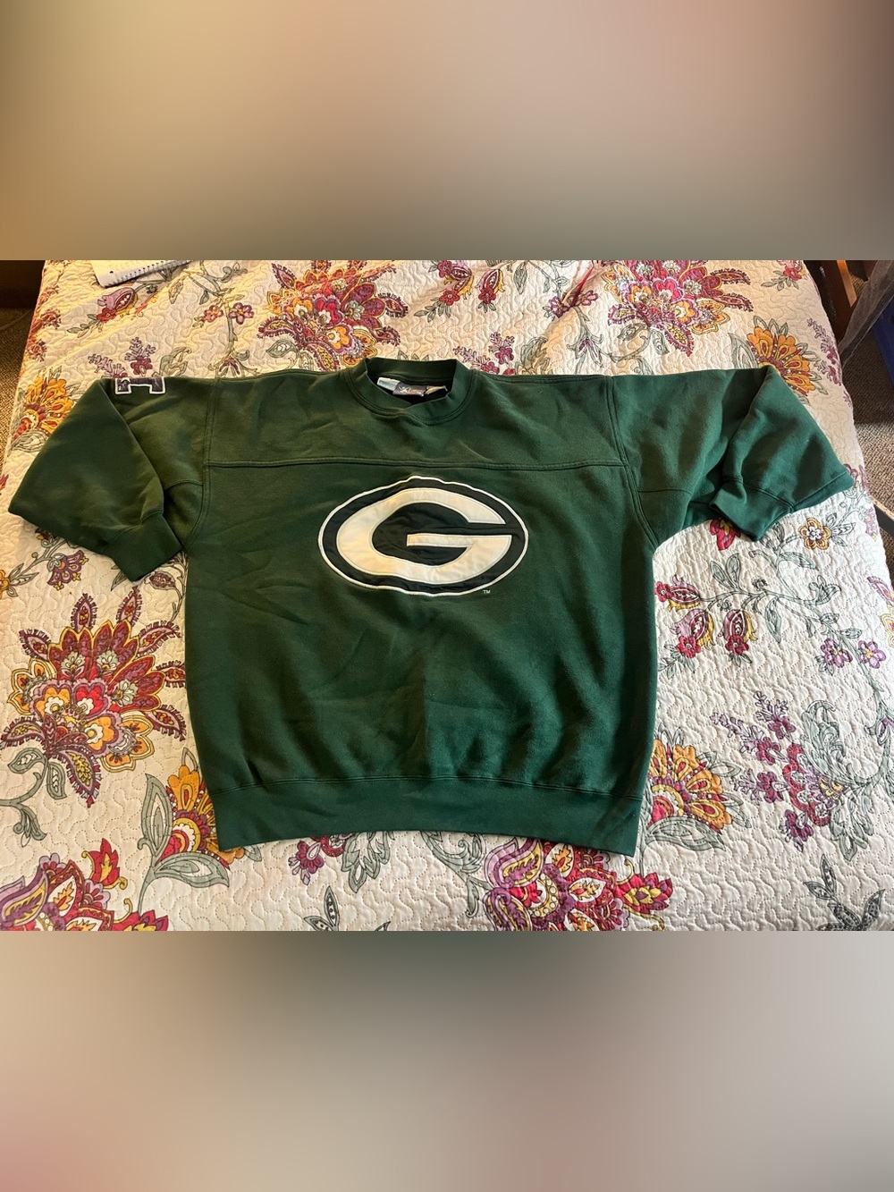 Vintage 90’s Lee Sports Crewneck Sweatshirt Green Bay Packers XL NFC Patch
